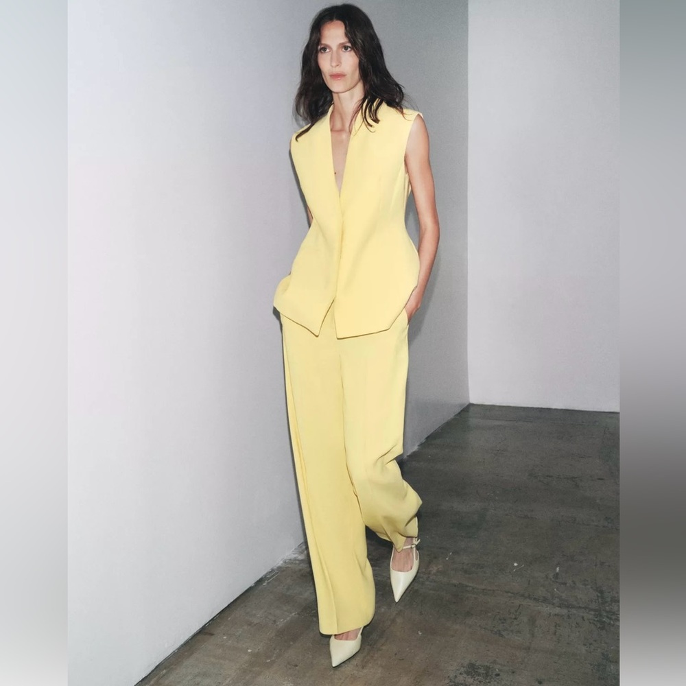 ZW PEPLUM VEST AND PANT SET